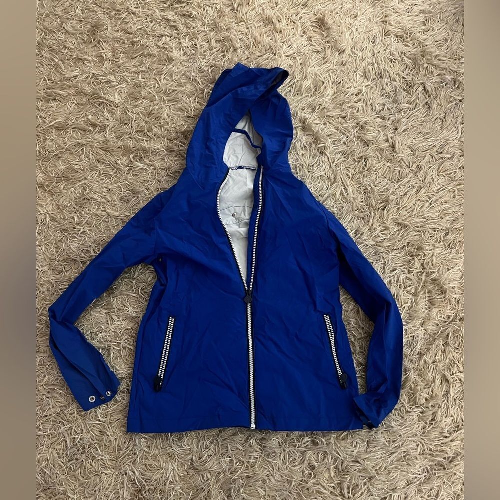 Blue Hooded Women's Jacket- Hunter